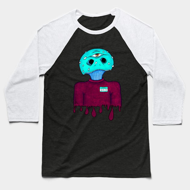 Drippy Dave is feeling blue Baseball T-Shirt by Lisastle